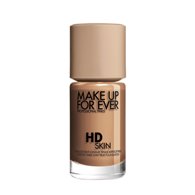 Fondatinë Make Up For Ever HD Skin, mbulim i mesëm, efekt natyral, bezhë