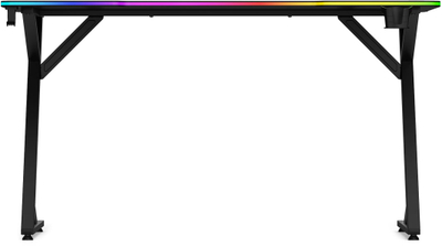 Tavolinë gaming SENSE7 VOLT RGB, 140x70 cm, ndriçim RGB, e zezë