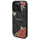 Mbulesë telefoni Guess 4G Flowers, MagSafe, për iPhone 16 Pro Max 6.9", e zezë