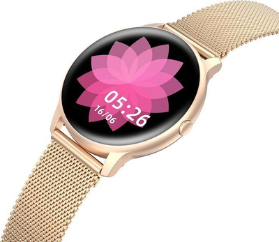 Smartwatch për goca G.Rossi SW015-4, ekran me prekje, Bluetooth, ngjyrë rose gold
