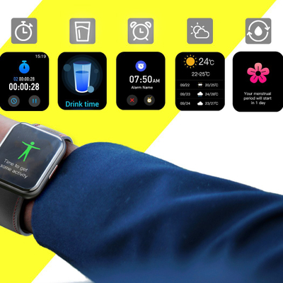 Smartwatch Bemi SmartWatch Exo, ekran 1.91" TFT, IP67, i zi me rrip rozë