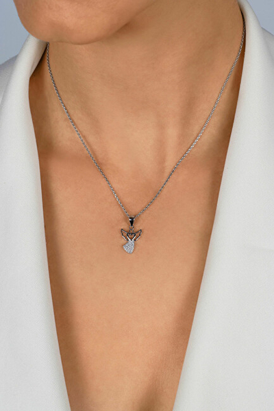Pendant Brilio Silver, i argjendtë/transparente
