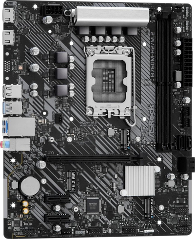 Pllakë amë ASRock B760M-H2/M.2