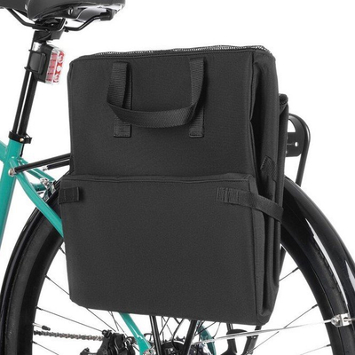 Торба pannier за велосипед Blackburn Local Grocery, 16L, преклоплива, црна