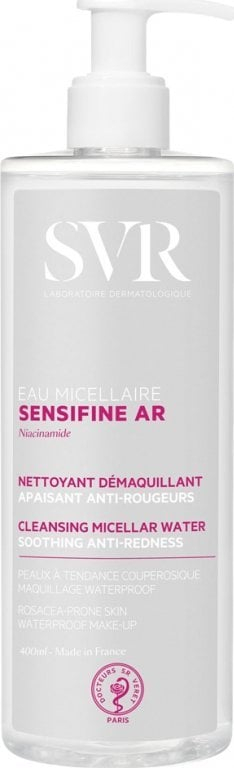 Ujë micelar pastrues SVR Sensifine AR, pa aromë, 400ml