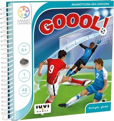 Lojë logjike IUVI Smart Games Goool, 48 sfida, temë futbolli, shumëngjyrëshe