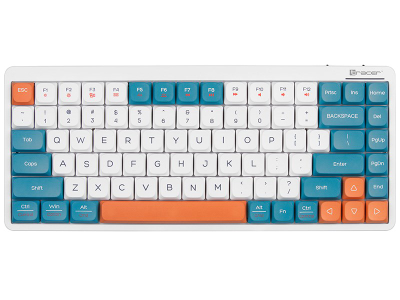 Tastierë mekanike Gaming Tracer FINA 84, USB, RGB, e bardhë