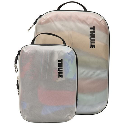 Set organizues udhëtimi Thule, 2 copë, të bardhë