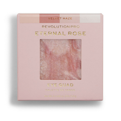 Paletë për sy Revolution PRO Eternal Rose Velvet Haze, 4 x 0.8 g
