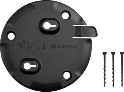 Држач за градинарски алат Gardena Mount, ѕиден, пластика, сив