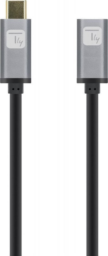 Kabllo USB Techly USB C në USB C ICOC MUSB322 CMF 010, 1m, 100W, e zezë