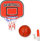 Set basketbolli për kalamaj Basketball, me tabelë dhe pompë, i kuq