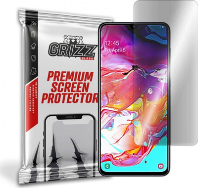 Folje mbrojtëse matte GrizzGlass për Samsung Galaxy A70, ekran i plotë, transparente matte