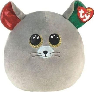 Lodër pelushi TY Squish a Boos Chipper Miushi, 25cm, gri
