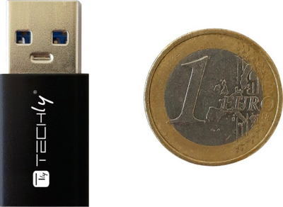 Adapter USB Techly IADAP USB3 AFT, USB A mashkull në USB C femër, i zi