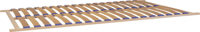 Kornizë krevati Topeshop Bed Frame, 140x200 cm, lamela fleksibile të përkulura, ngjyrë natyrale