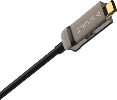 Kabllo aktive DisplayPort ProCab CLD635A/10, USB‑C në USB‑C, 10m, 4K 60Hz, e zezë