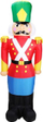 Figurë fryrëse festive Nutcracker XXL, LED, 2.1 m, shumëngjyrëshe
