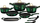 Set tenxheresh Berlinger Haus Metallic Emerald, 12 elemente, të gjelbra