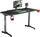 Tavolinë Ultradesk Frag, e zezë / gjelbër