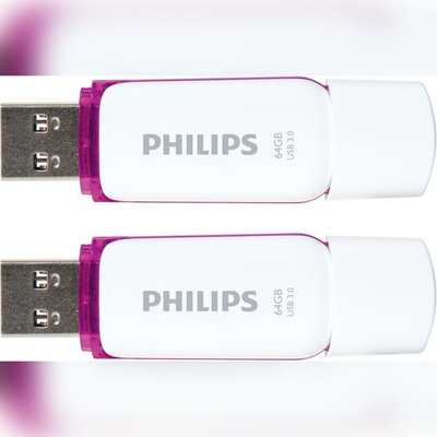 Usb Philips 64Gb 3.0 Snow
