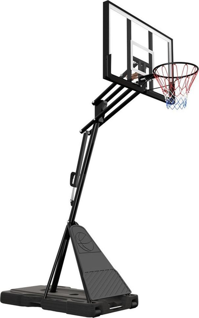 Kosh basketbolli Nils ZDK024, i lëvizshëm, me lartësi të rregullueshme 3.17 - 3.75 m, i zi