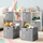 Set kuti organizuese Leobert RFB002G02V1, 6 copë, 30x30x30 cm, gri