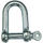 Set kapëse metalike Black+Decker Shackle, 6 copë, të galvanizuara, ngjyrë metalike