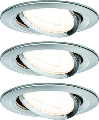 Set llamba tavani Paulmann, LED, GU10, 3 x 6.5 W, 230 V, 2700 K