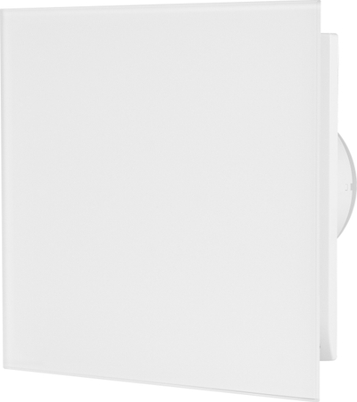 Ventilator banjoje Awenta WPG110Z, diametër 110 mm, panel xhami i bardhë