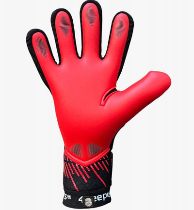 Doreza portieri 4keepers Neo Viper NC S982874, seniore, e zezë e kuqe