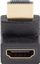 Adapter HDMI Lanberg 2.0, kënd 90°, 4K 60 Hz, HDR