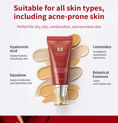 Krem BB Missha M Perfect Cover No.27 Honey Beige, SPF42 PA+++, 50ml