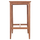 Tavolinë bar kopshti HomeMarkt Cranston HM18111, dru teak, 120x60x105 cm, ngjyrë natyrale