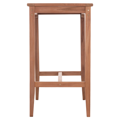 Tavolinë bar kopshti HomeMarkt Cranston HM18111, dru teak, 120x60x105 cm, ngjyrë natyrale