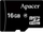 Kartë memorie Apacer MicroSDHC, 16 GB, Class 4  (AP16GMCSH4-RA)