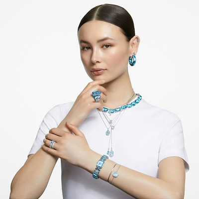 Qafore për femra Swarovski Signum 5628546, e argjendtë