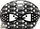 Portofol Make Notes Wallet B&amp;W, me zinxhir, dizajn bardh e zi
