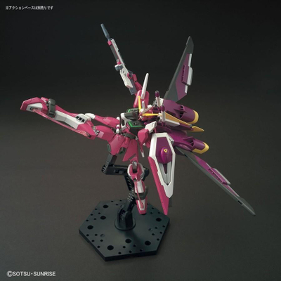 Figurinë Bandai - Infinite Justice Gundam, rozë