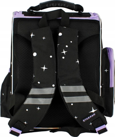 Çantë shpine shkollore Herlitz School Satchel Ballerina, hardbag, një ndarje, e zezë