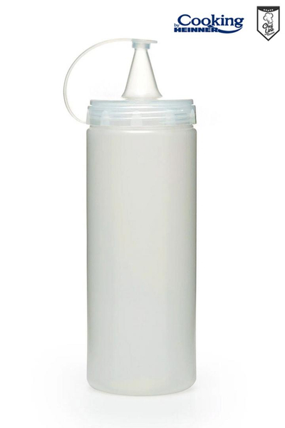 Shishe dozatore për salca Heinner, 700ml, plastike transparente
