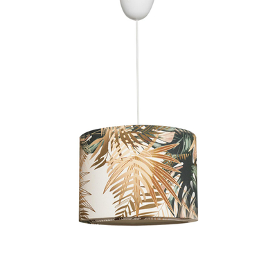 Llambë tavani metal+pëlhurë Ø28×65 cm (HM7364)
