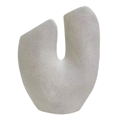 Dekor tavoline qeramike Arken 20,5x8x26Hcm (HM4619.01), bardhë