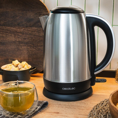 Çajnik elektrik Cecotec Thermosense 200, 1.7L, 2200W, inox