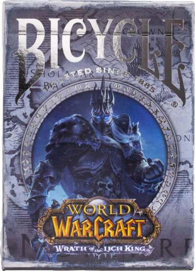 Letra loje Bicycle World of Warcraft Wrath of the Lich King, pako koleksioni, dizenjo me art zyrtar