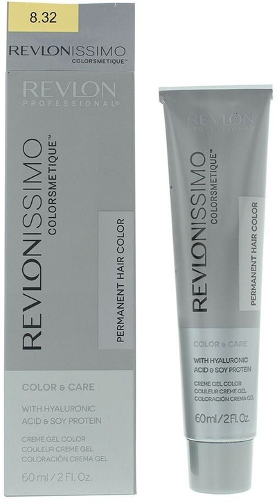 Bojë flokësh Revlon Revlonissimo Colorsmetique 8.32, 60ml, bjonde e artë perle
