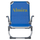 Karrige plazhi Almira HM5053, alumini, 56x70x66 cm, blu