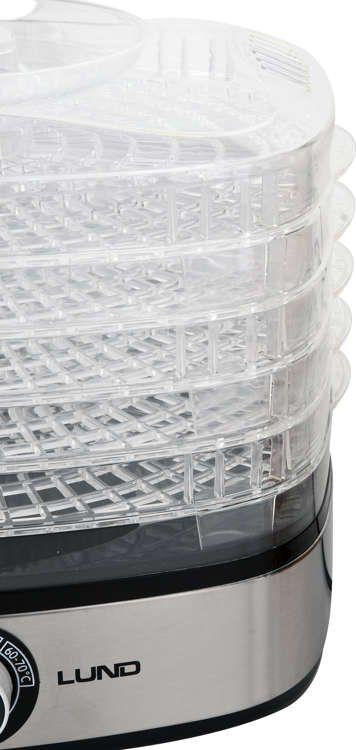Tharëse për fruta dhe kërpudha Lund T68270, 500W, e argjendtë
