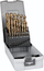 Set stërvitjesh për metal ALPEN-MAYKESTAG 0065600125100, HSS Co, me kuti plastike, ngjyrë ari