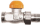 Valvul termostatike Herz TS-98-V Fig.7633, 1/2", për radiator